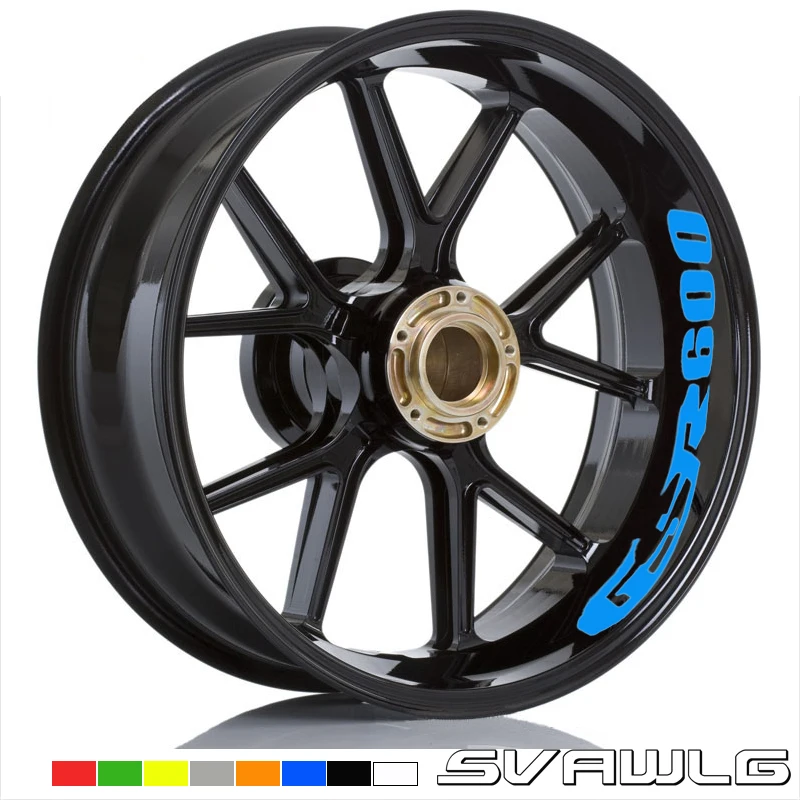 

For SUZUKI GSR 600 GSR600 GSR400 GSR 400 Motorcycle Front & Rear CUSTOM INNER RIM DECALS WHEEL Reflective STICKERS STRIPES