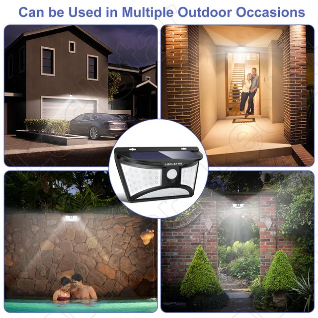 Solar Led Garden Lights Waterproof Outdoor Decorative Wireless