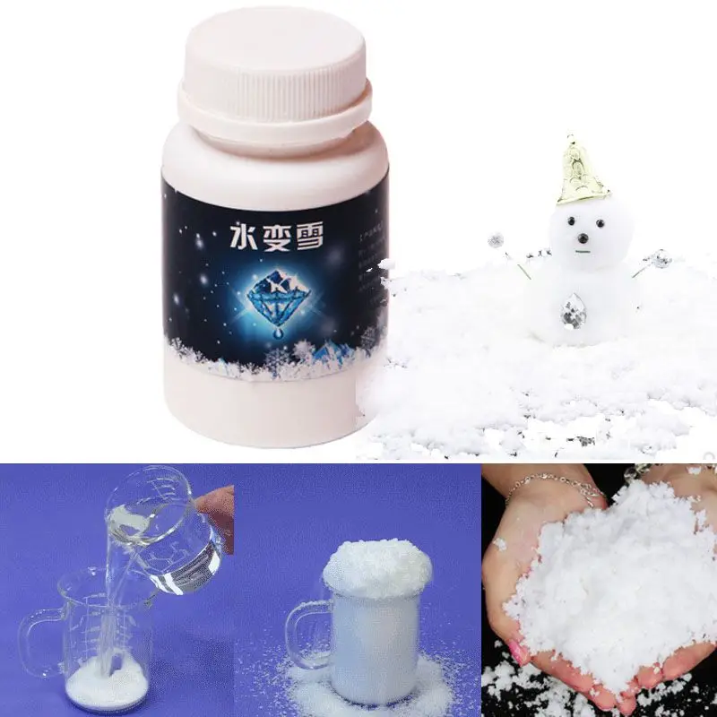 Artificial Frozen Snowflakes Fake Magic Instant Snow Festival Party Winter Decorations Home Christmas Wedding Artificial Snow