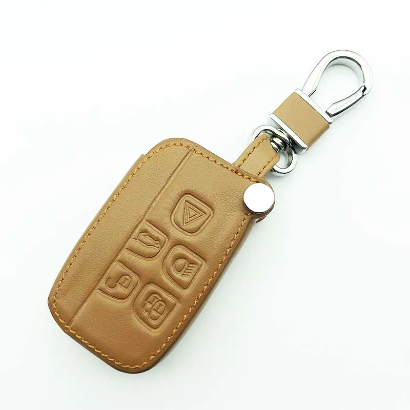 Кожа ключа автомобиля чехол Shell для Jaguar Land Rover Ranger sport Evoque freelander 2 открытие крышки