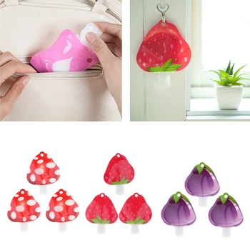 

3-Pack 28ml Refillable Reusable Empty Squeeze Pouch Lotion Shampoo Cleaner Shower Gel Body Lotion Makeup Squeezable Bag Bottles