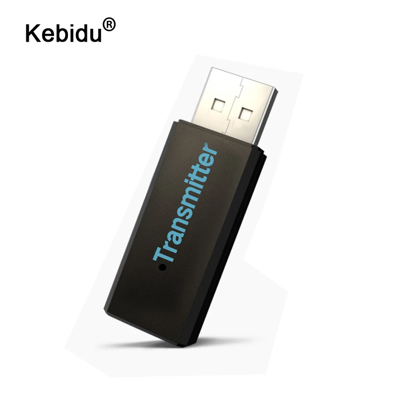 

kebidu Wireless Transmitter Bluetooth USB Transmitter Adapter Audio Cable Stereo 3.5mm Audio Transmission USB Sender for TV New