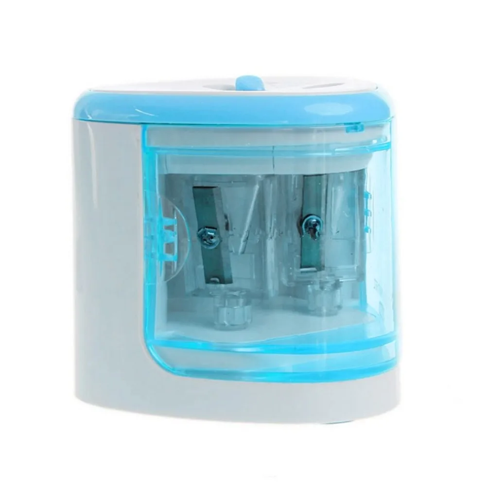

Automatic Pencil Sharpener Two-hole Electric Touch Switch Pencil Sharpeners Pen Knife Student School Supplies Office