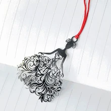 Милые ажурные кавайные металлические закладки в форме эльфа, студенческие школьные призы, подарки для девочек, принадлежности для чтения этикеток, креативные канцелярские принадлежности