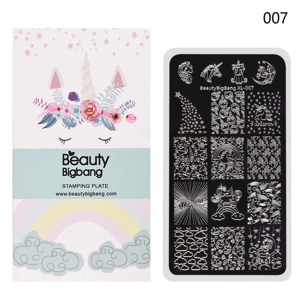 BeautyBigBang 6*12 см пластины для стемпинга ногтей для стемпинга в стиле ретро природа мир цветочный лист тема для дизайна ногтей шаблонные штампы пластины - Цвет: 7