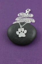 10PCS Dog Paw Necklace Loss of Dog Pawprint Necklace Paw Print Necklace Pet Mom Personalized – Dogs Paw – Mothers Day Gift
