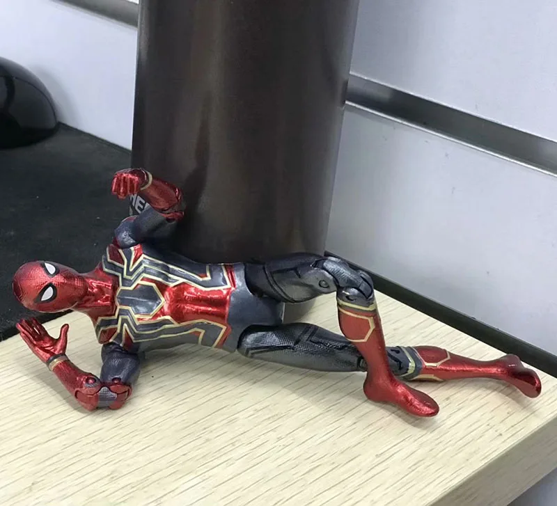 Infinity War Avengers Hero Series Iron Spider Man PVC Action Figure Marvel Legends Spiderman Collection Model Toys Doll (10)