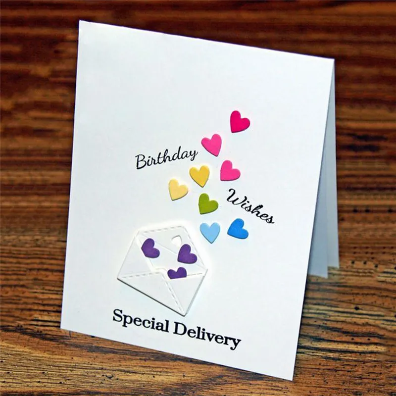 

DiyArts Envelope Metal Die Cuts Cutting Dies for DIY Scrapbooking Embossing Paper Cards Making Decorative Craft New 2019 Arrival