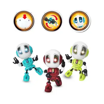 

Bluelans 1pc Kids Mini Talk Robot Toy Interactive Voice Controlled Touch Sensor Flashing Gift