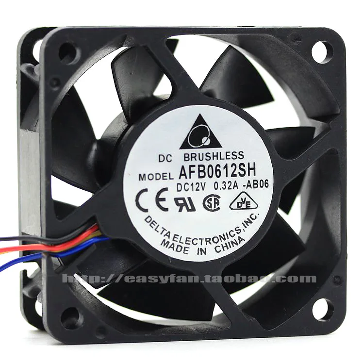 

Совершенно новый вентилятор охлаждения DELTA 6025 AFB0612SH 12В 0.32A 6 см PWM