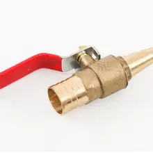 2 шт./компл. автомобильный шланговый опрыскиватель переключатель двухстороннее соединение водопроводных труб Наружный провод зуб медный шаровой клапан водяной пистолет головка DN15