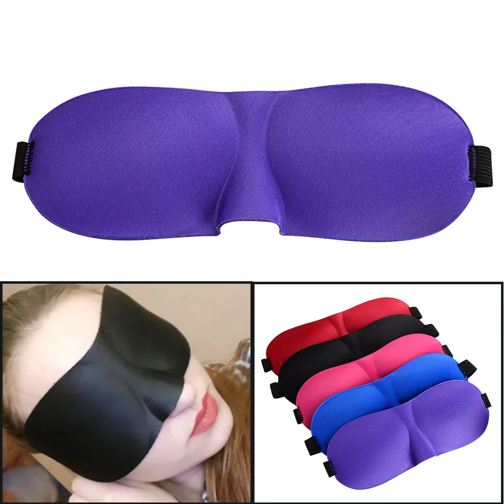 

1Pcs 3D Sleep Mask Natural Sleeping Eye Mask Eyeshade Cover Shade Eye Patch Women Men Soft Portable Blindfold Travel Eyepatch