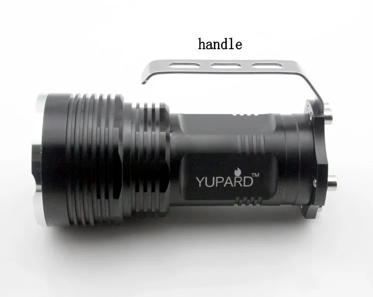 YUPARD 5x XM-L2 T6 светодиодный фонарь, прожектор, тактический фонарь для кемпинга 7000лм+ 4*2200 мАч 18650 аккумулятор+ зарядное устройство