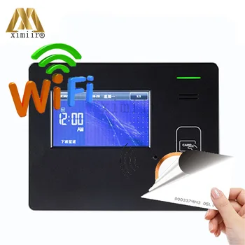 

New Arrival ZK CU600 125KHZ RFID Card Time Attendance With TCP/IP WIFI Biometric Time Recording EM Card Time clock