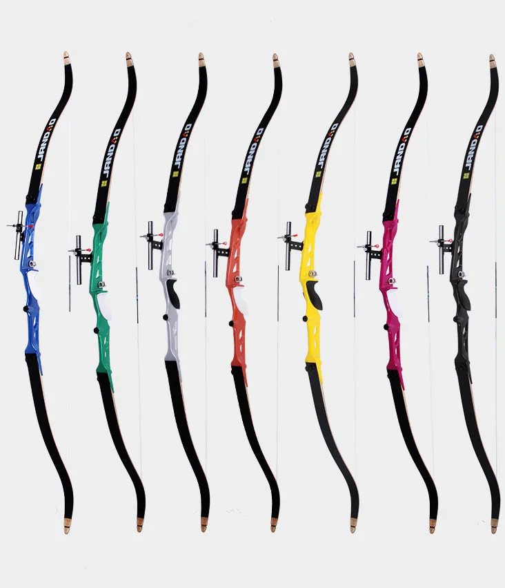 

New 6 Colour Recurve Bow with Sight Arrow Rest Aluminum Alloy Handle Archery Hunting Shooting