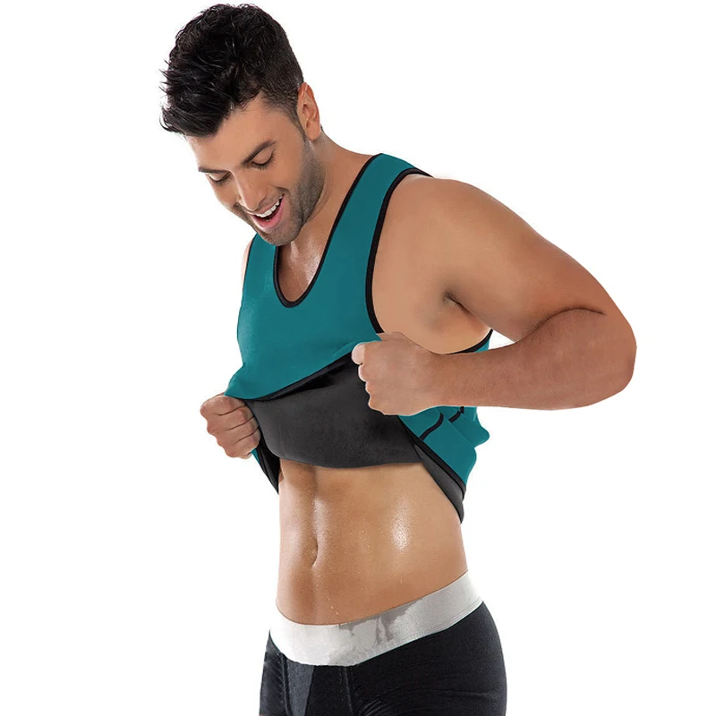 Neoprene Vest Men Speed Sweat Clothes Second Corset For Men Sbdomen Gynecomastia Slimming Belt Burning Men Tank Top Bodybuilding (1)