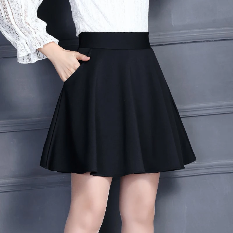 In the spring of 2017 mini skirt pleated skirt winter A spring anti ...