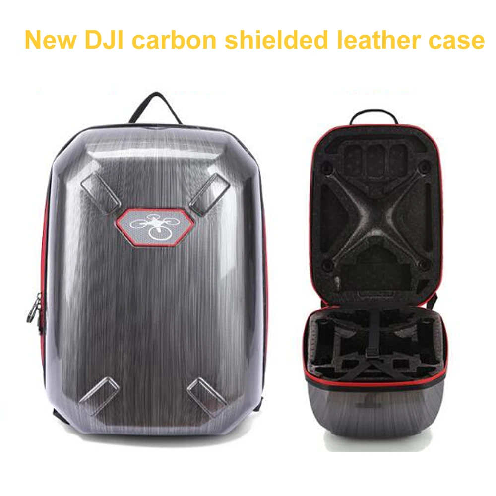

Sunnylife Metal Color Phantom 4 3 Backpack Bag Carrying Case Hardshell Hard Shell for DJI Phantom 3 4 FPV RC Drone RC Quadcopter