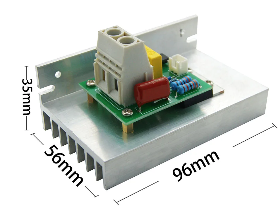 Переменный ток 220 В 10000 Вт SCR Электронный регулятор напряжения 10-220 В тепловой предохранитель для контроля скорости Диммер термостат