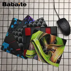 Babaite индивидуальные качества Мышь Pad 3D вид абстрактный многоцветный волны компьютер Тетрадь прочный нескользящей резиновой Мышь коврик