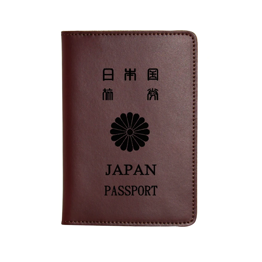 Выгравированная японская Обложка для паспорта, дорожный кошелек, Crazy Horse, кожаный чехол для карт, на заказ, имя для паспорта, кошельки для мужчин и wo мужчин
