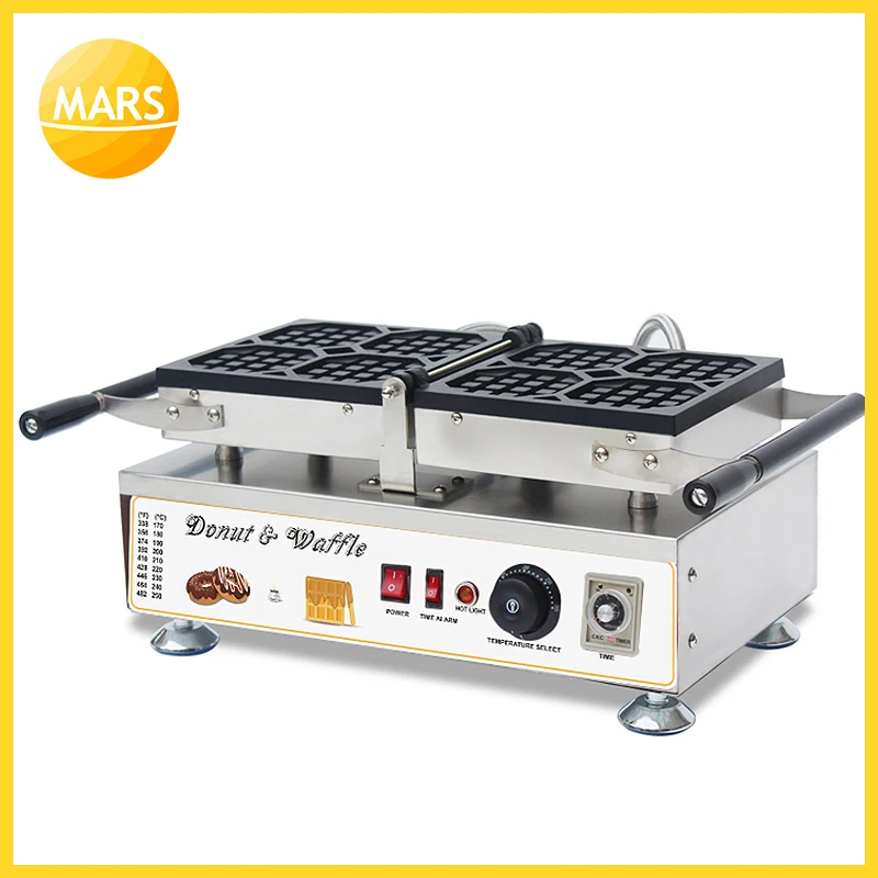 Марс коммерческих Льеж вафельница машина 110v 220v Электрический Бельгия