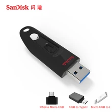 100% Original SanDisk CZ48 USB Flash Drive 256GB 128gb 64gb 32gb 16gb USB 3.0 100MB/S Mini Pen Drives Stick U Disk for Computer