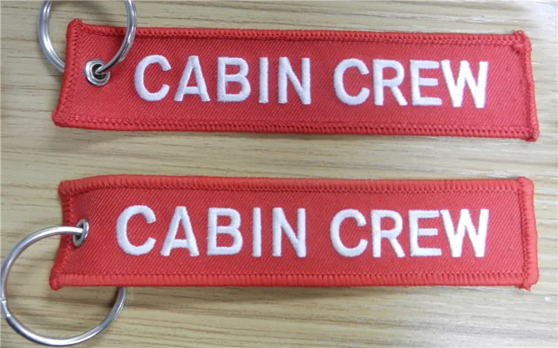 

Cabin Crew Key Chain Aviation Motorcycle Pilot Crew Tag bag luggage cabin hostes copilot key fob ring