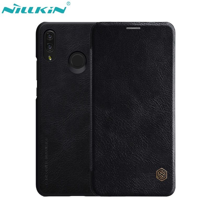 NILLKIN ретро PU кожаный чехол для huawei P Smart + Nova 3i жесткая задняя панель из