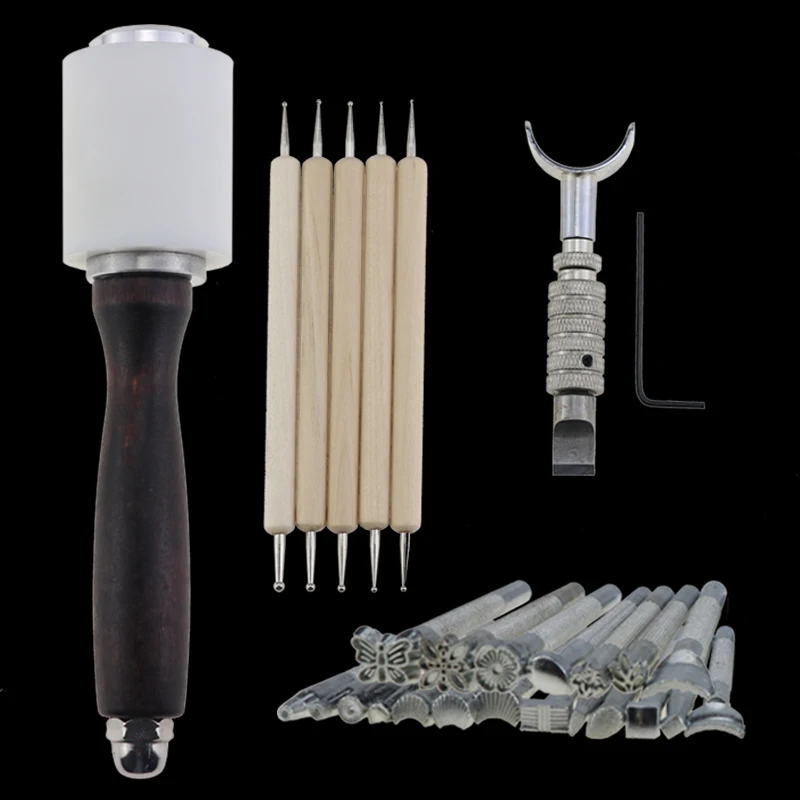 

DIY Leather Crafting Tool Suit Leather Working Sewing Set