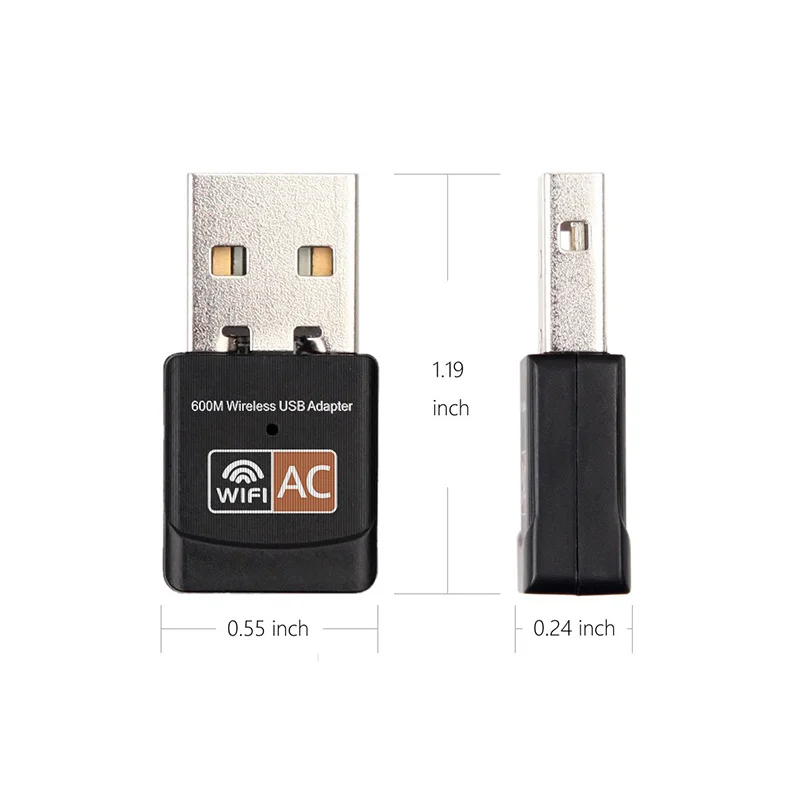 Адаптер Wi Fi сетевой 2 4 ГГц 802.11AC Мбит/с|Сетевые карты| |