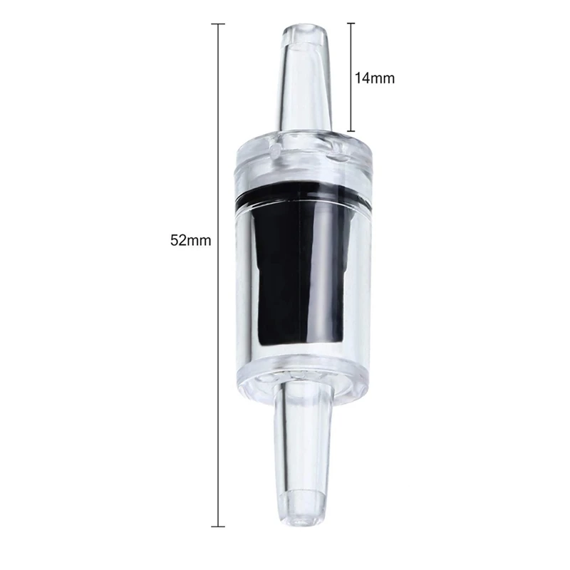 

10pc Transparent Acrylic Stop Valve Aquarium Fish Tank Water Stop Tap CO2 Retention Oxygen Increasing Pump Aquarium Accessories