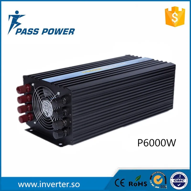 

Full power soft start pure sine wave 6000w conversor dc 24V 120V