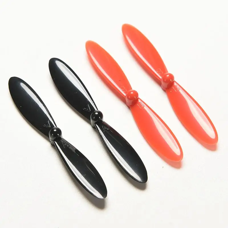 

Quadcopter Propeller Rotor prop Blade for Hubsan X4 H107 H107L H107D Wholesale 4Pcs/set 2016 Red Black