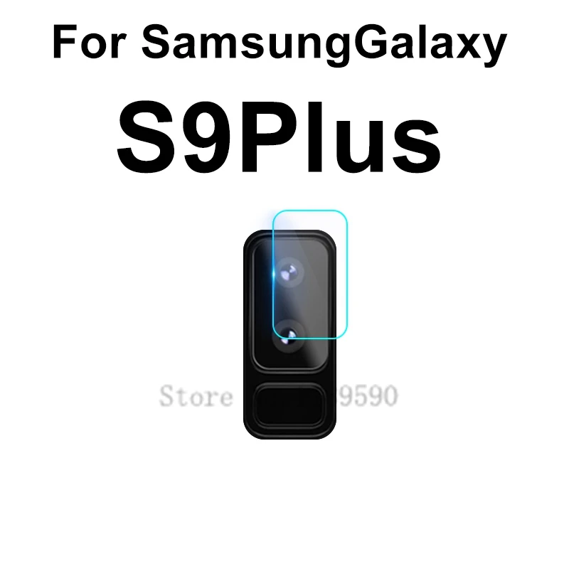 2 шт. закаленное Стекло для samsung Galaxy S10 плюс S10e S8 S9 A10 A30 A50 M10 M20 M30 Стекло Защита объектива камеры Стекло протектор - Цвет: For Galaxy S9 Plus