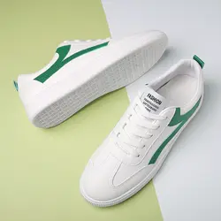 2018 новые удобные Для мужчин обувь Белый на шнуровке износостойкая Для мужчин; повседневная обувь Мужская обувь мужской кроссовки обувь sdc45