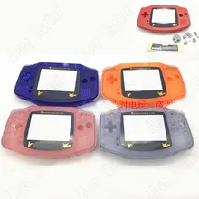 5sets New Transparen Game Shell Cover For Nintendo GBA Game Shell