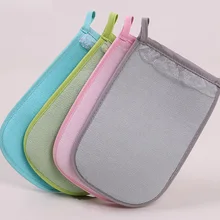 1 шт. Душ Спа отшелушиватель двухсторонняя перчатка для ванной очищающий скраб для тела рукавица удаление ороговевшей кожи Товары для ванной комнаты