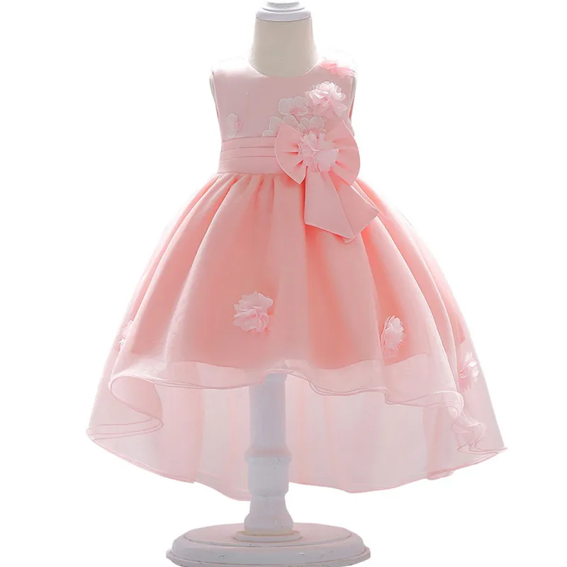 

Baby Girls Newborn Dress for 1 Year Birthday Party Trailing Dress Infant Toddler Flower Dresses 0-2 Years Kids Girls Clothing