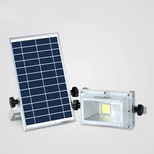 Светодиодный перезаряжаемый портативный солнечный прожектор 10 Вт походный дорожный аварийный DC солнечный светильник Солнечная панель зарядная лампа снаружи