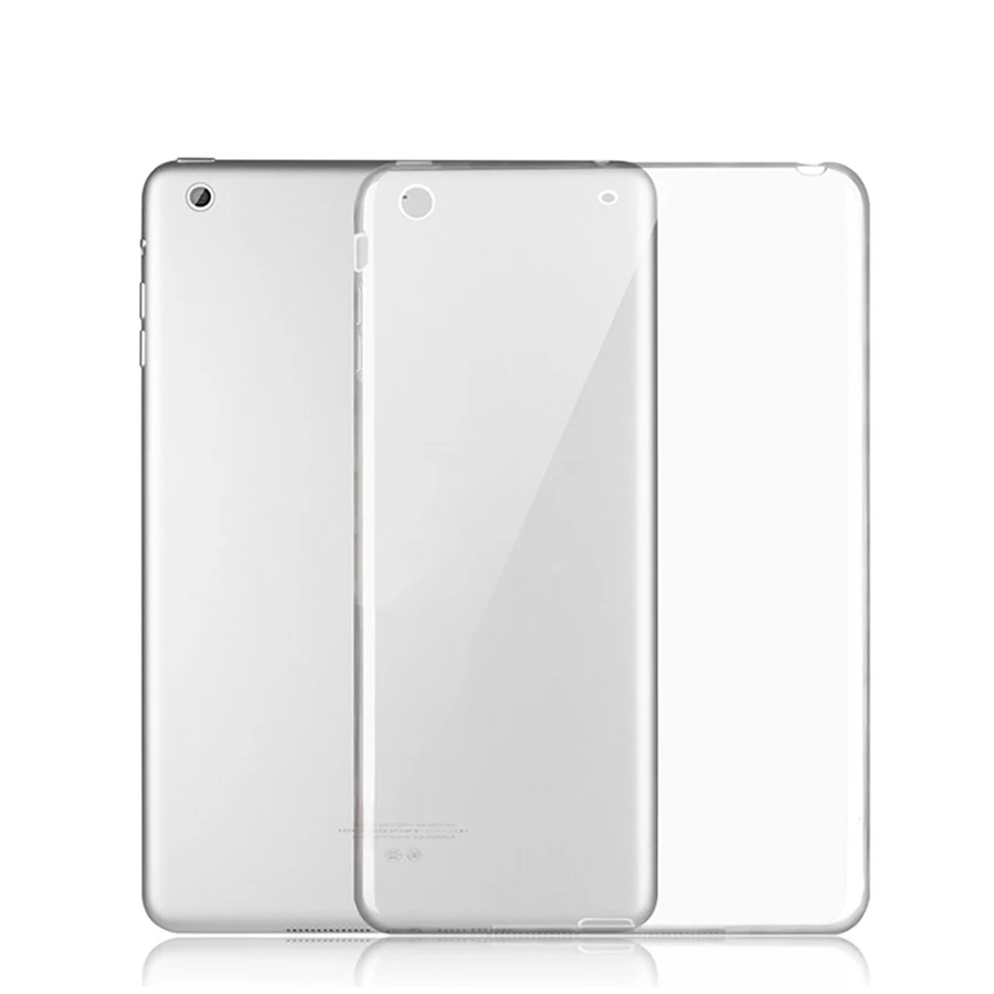 Мягкий чехол из тпу для iPad mini 1 2 3 4 Air тонкий прозрачный силиконовый накладка