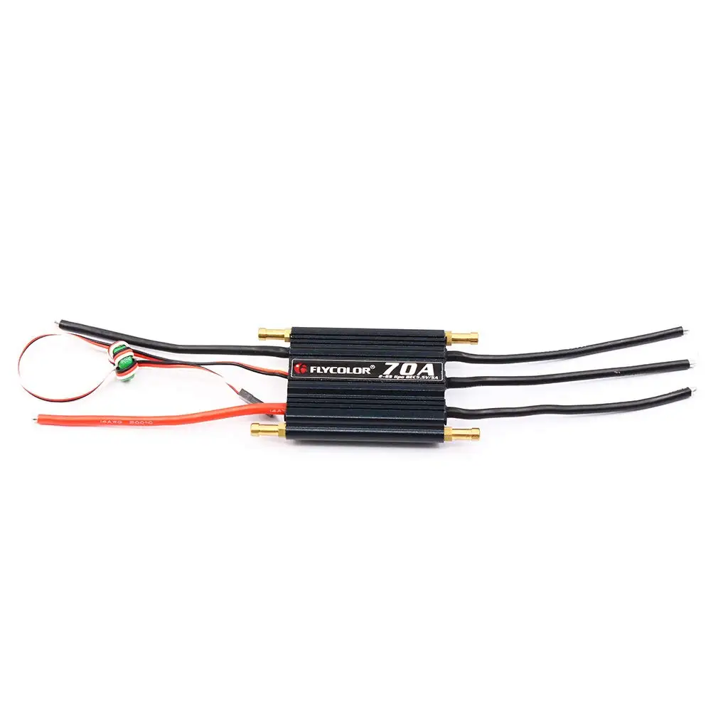2-6 s 5.5 V/5A للماء فرش 70A ESC الإلكترونية سرعة تحكم إكسسوارات قطع غيار الأجهزة ل RC سباق قارب