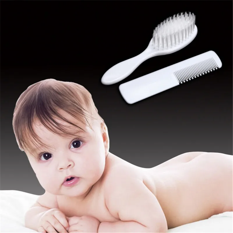 

Baby ABS Hairbrush Set Newborn Baby Hair Brush Infant Comb Head Massager with 2Pcs/Set Baby Care Convenient Daily Hairbrush Tool