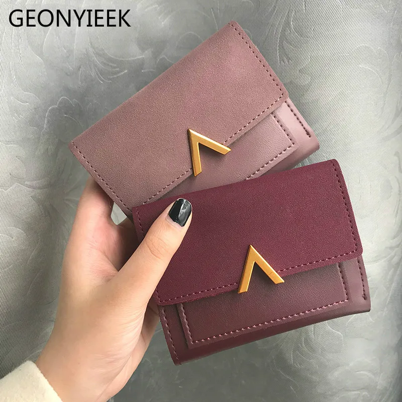 Matte Leather Small Women Wallet Luxury Brand Famous Mini Womens Wallets And font b Purses b