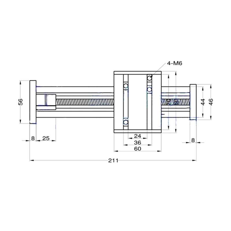 SFU1204/1605/1610 шариковый винт линейной направляющей Линейное движение слайд стол с ЧПУ 42 Шаговый двигатель активный Ход 100-600 мм