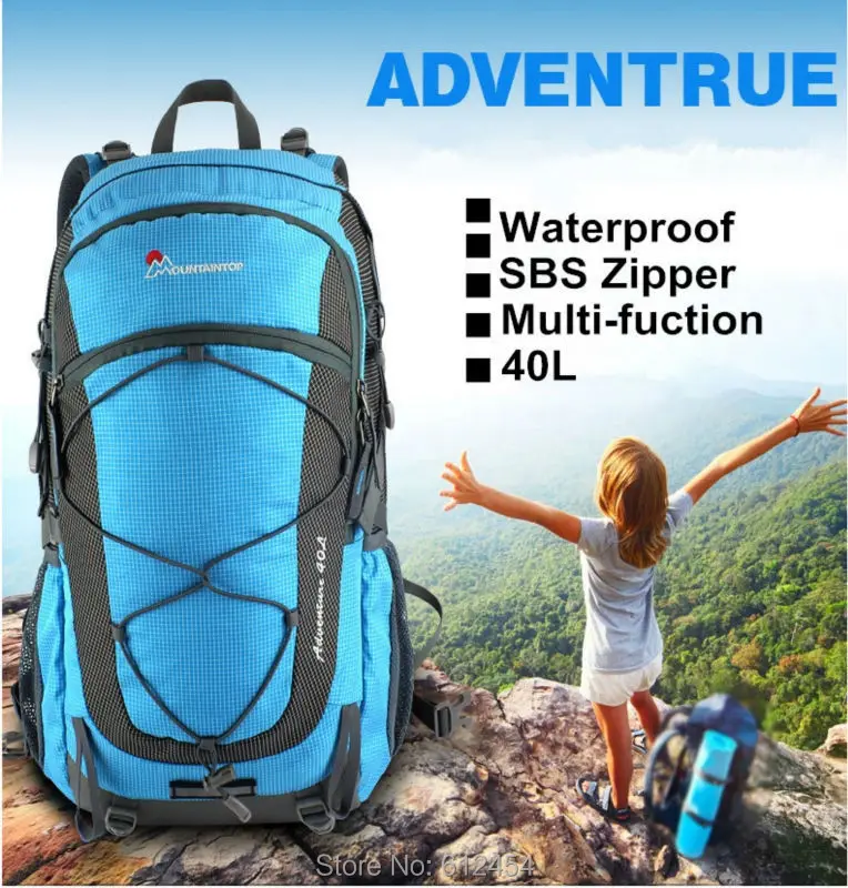 40L Mountaintop Mountain Bag Hiking Backpack Outdoor Shoulders Bag