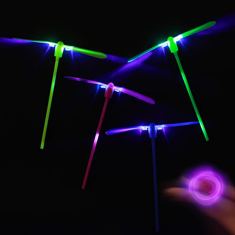 

5pcs LED Light Flying Toy LED Light Flash Toys baby Toys Party Funny Gift Xmas Outdoor toy