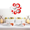 Wall Clock Watch Quartz Acryli Mirror Modern Wall Stickers 3D Arrival  Design Luxury Cllocks Living Room Decration 3