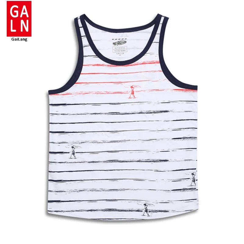 Camiseta surf men Breathable rash guard sleeveless t shirt beachwear