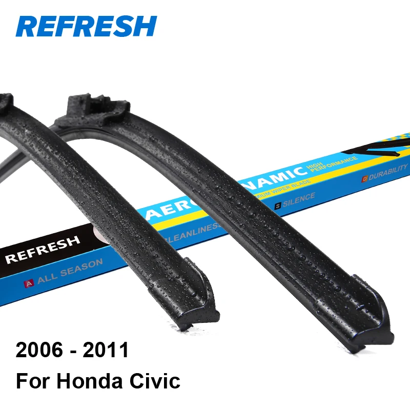 Prix pour Rafraîchir Lames D'essuie-Glace pour Honda Civic 8e Génération Modèle International/Amérique Du Nord Modèle 2006 2007 2008 2009 2010 2011 Prix pour Rafraîchir Lames D'essuie-Glace pour Honda Civic 8e Génération Modèle International/Amérique Du Nord Modèle 2006 2007 2008 2009 2010 2011